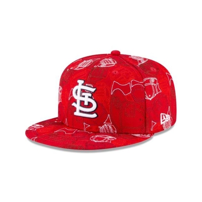 St. Louis Cardinals Gorra | New Era MLB Cap Chaos 59fifty Fitted Cap Mexico - Rojos
